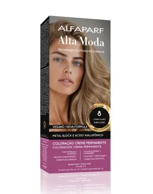 Coloração Cor 8 Louro Claro – Alta Moda – Alfaparf