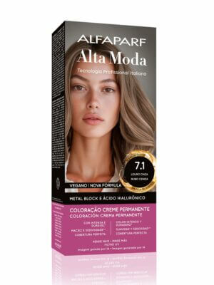 Coloração Cor 7.1 Louro Cinza – Alta Moda – Alfaparf