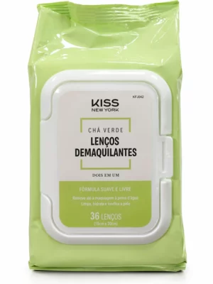 Lenço Demaquilante Chá Verde – Kiss New York