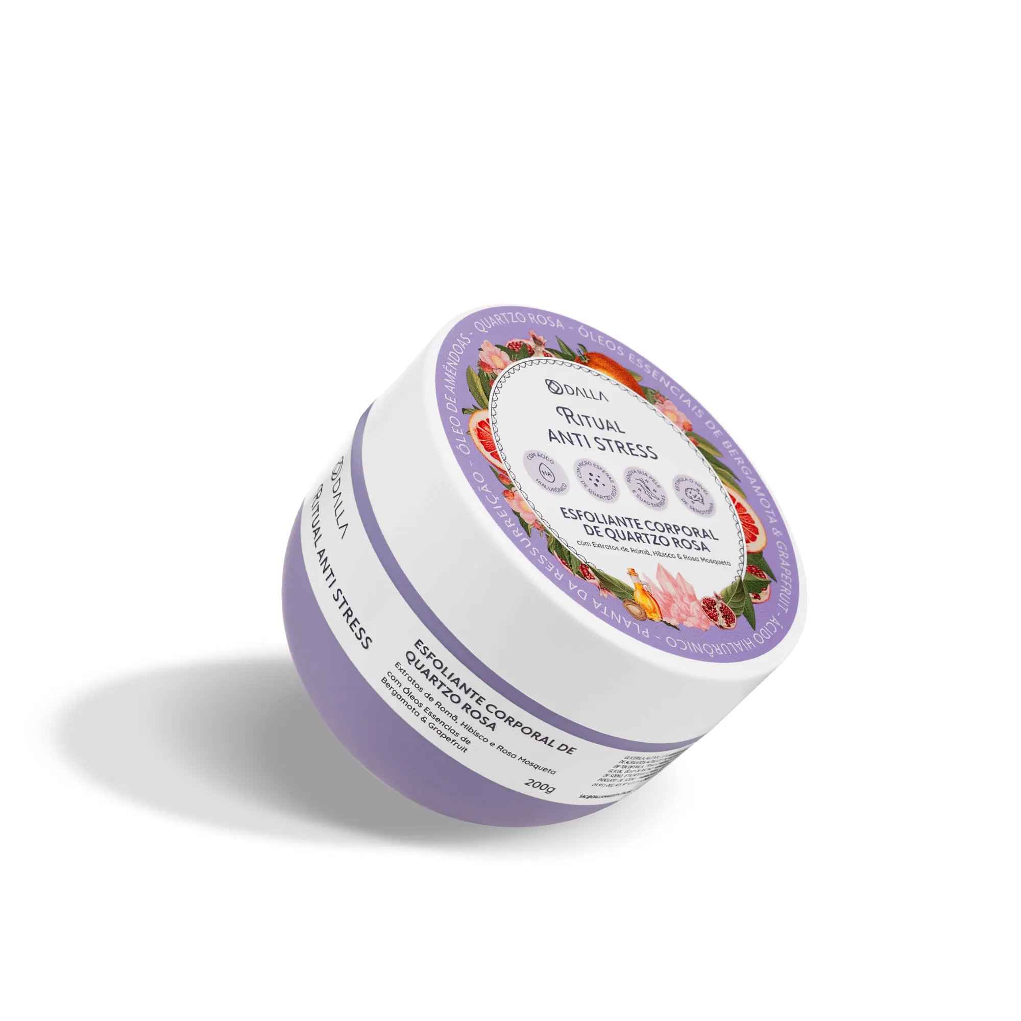 Esfoliante Corporal de Quartzo Rosa Ritual Anti Stress – Dalla