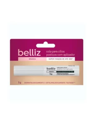 Cola para Cílios Postiço com Aplicador Branca – Belliz