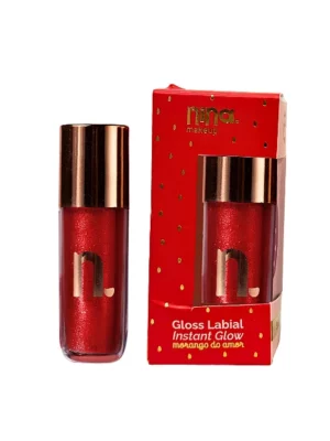 Gloss Instant Glow Morango do Amor – Nina Makeup