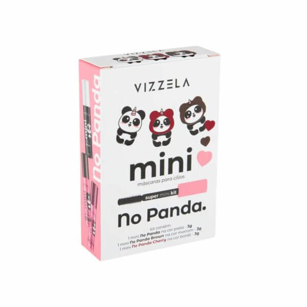 Kit Mini Máscara de Cílios No Panda – Vizzela