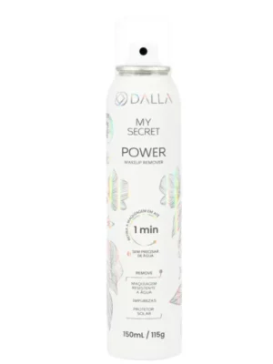 Removedor de Maquiagem Power Makeup Remover 150ml – Dalla Makeup