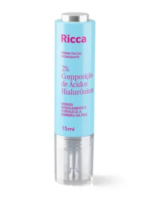 Sérum Facial Hidratante 2% Composição de Ácidos Hialurônicos 15ml – Ricca