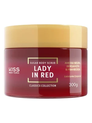 Esfoliante Corporal de Açúcar Lady in Red – Kiss New York