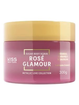 Esfoliante Corporal de Açúcar Rosé Glamour – Kiss New York