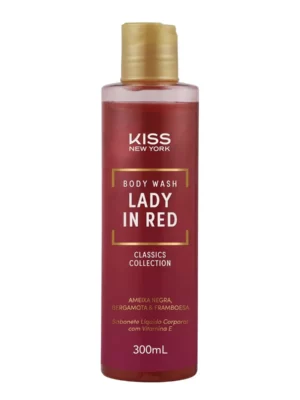 Sabonete Líquido Body Wash Lady In Red 300ml – Kiss New York