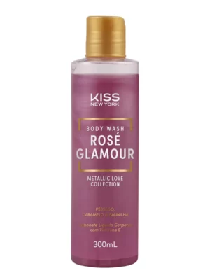 Sabonete Líquido Body Wash Rosé Glamour 300ml – Kiss New York