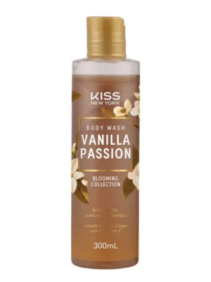 Sabonete Líquido Body Wash Vanilla Passion 300ml – Kiss New York