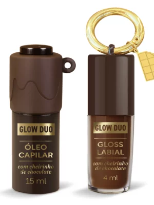 Kit Óleo Capilar + Gloss Labial Duo Chocolate – OX Mari Maria