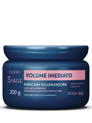 Máscara Voluminzadora Volume Imediato Siàge 250ml – Eudora