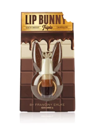 Alternative view of Gloss de Chocolate Lip Bunny Triple – Franciny Ehlke