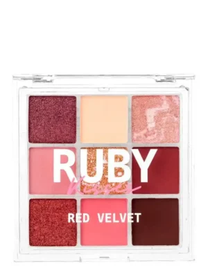 Paleta de Sombras Red Velvet Ruby Kisses – RK by Kiss New York